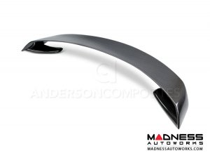 Ford Mustang Rear Spoiler by Anderson Composites - Carbon Fiber - GT350r Style - Type GR